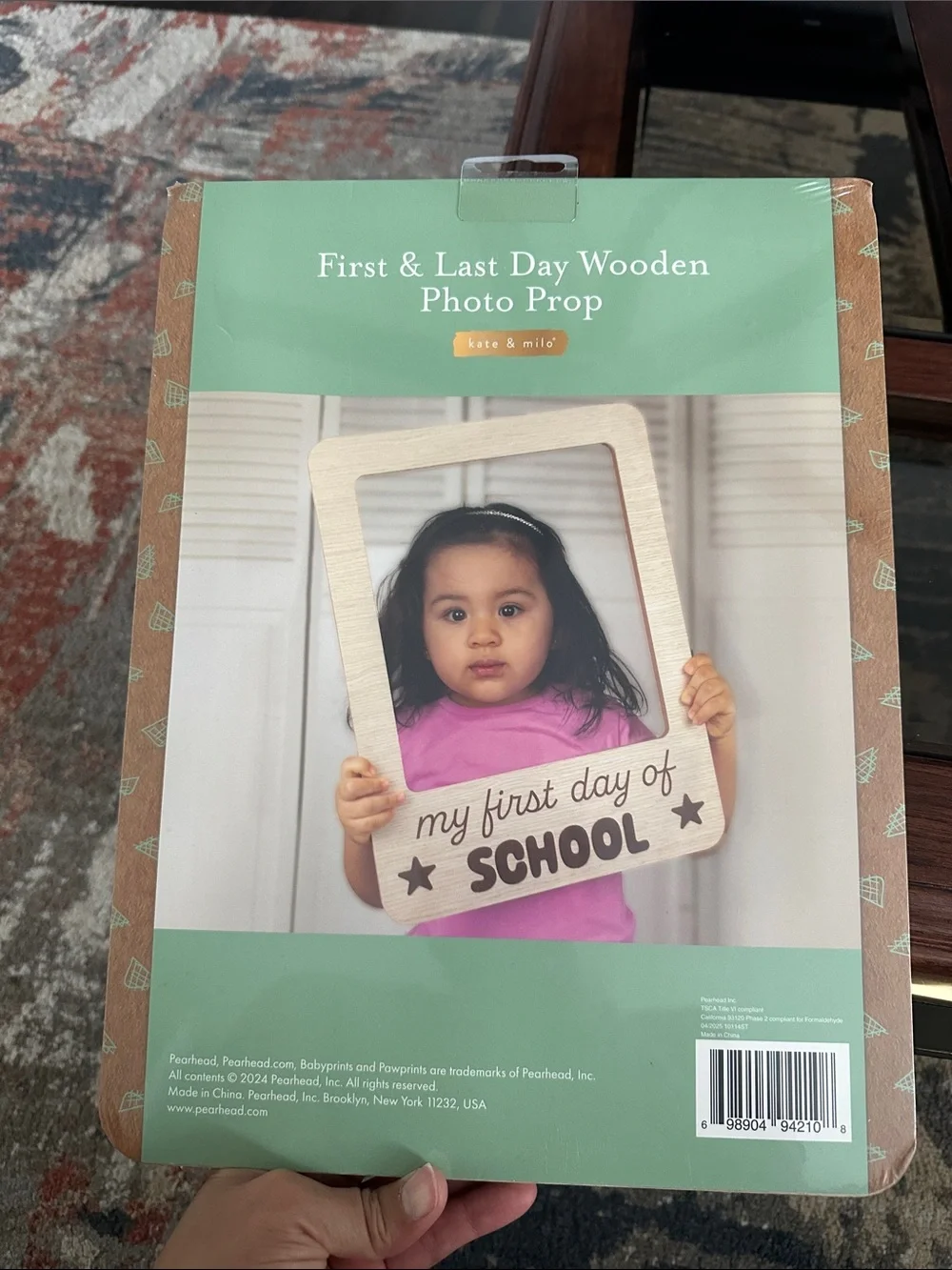 First & Last Day Wooden Photo Prop - 'My First Day of School'